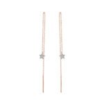 18K Gold Double-Sided Diamond "Star Of The Show" Earrings