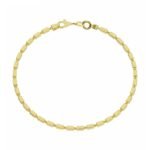 18k Gold RectaGlow Solid Gold Anklet