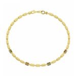 18k Gold RectaGlow Multi-Baguette Anklet