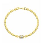 18k Gold RectaGlow Single Baguette Bracelet