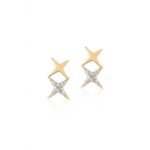 18K Gold Sparkle Emoji Earrings