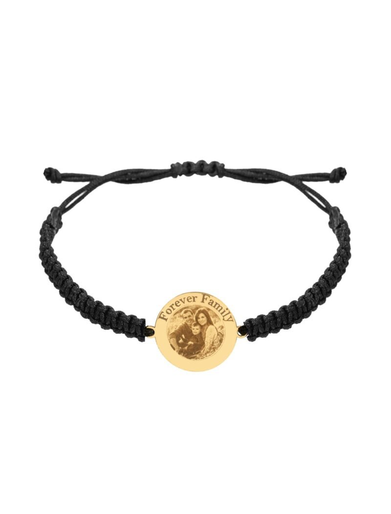 18K Gold Customized Family Forever Men Bracelet