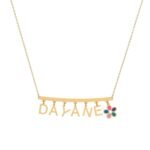 18K Gold Customized Summer Name Necklace