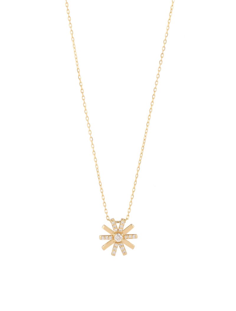 18K Gold Spring Bloom Diamond Necklace