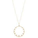 18K Gold Floating Sparkles Diamond Necklace