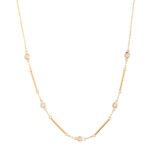 18K Gold Timeless Wire Sparkle Necklace
