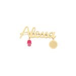 18k Gold Endless Protection Newborn Safety Pin