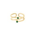 18K Gold Fancy Twirl Ring