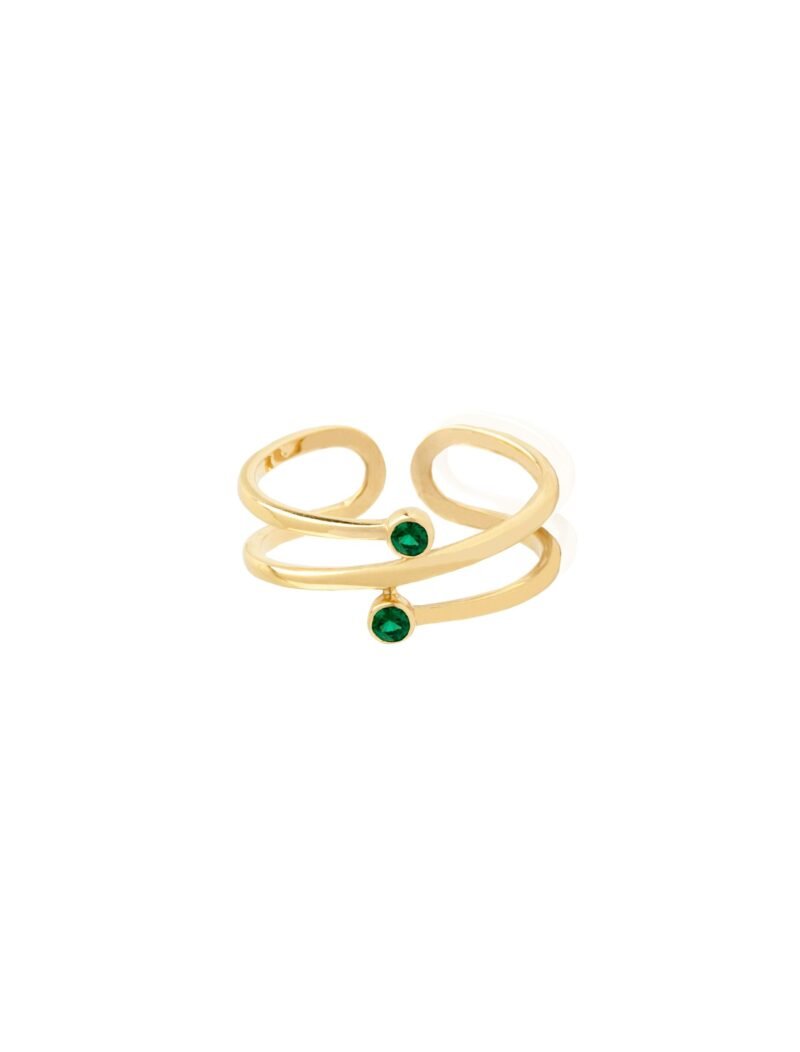 18K Gold Fancy Twirl Ring