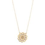 18K Gold Dahlia Necklace