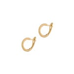 18K Gold Simple Hoop Earrings