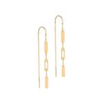 18K Gold Dreamy Rectangles Earrings