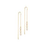18K Gold Statement Chain Earrings