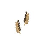 18K Gold Leaf Earrings