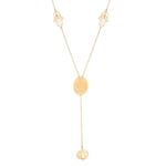 18K Gold Faith Rosary Necklace