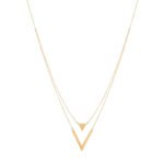 18K Gold Duo Layers Necklace