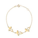 18K Gold Enchanted Butterflies Bracelet