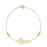 18K Gold Live Bracelet