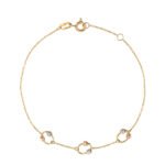 18K Gold Moving Beads Bracelet