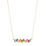 18K Gold Burst Necklace