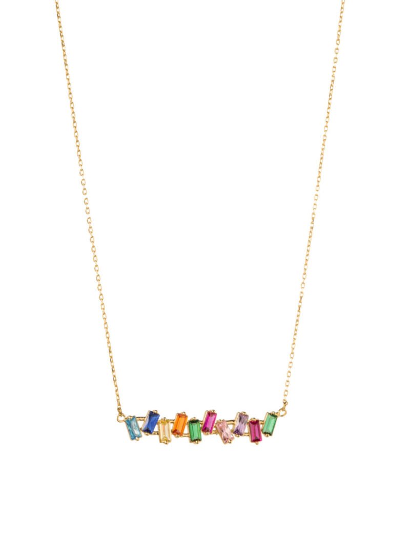 18K Gold Burst Necklace