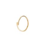 18K Gold Edgy Square Ring
