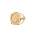 18K Gold Lira Ring
