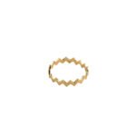 18K Gold Zigzag Ring