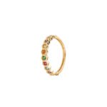18K Gold Fine Rainbow Ring