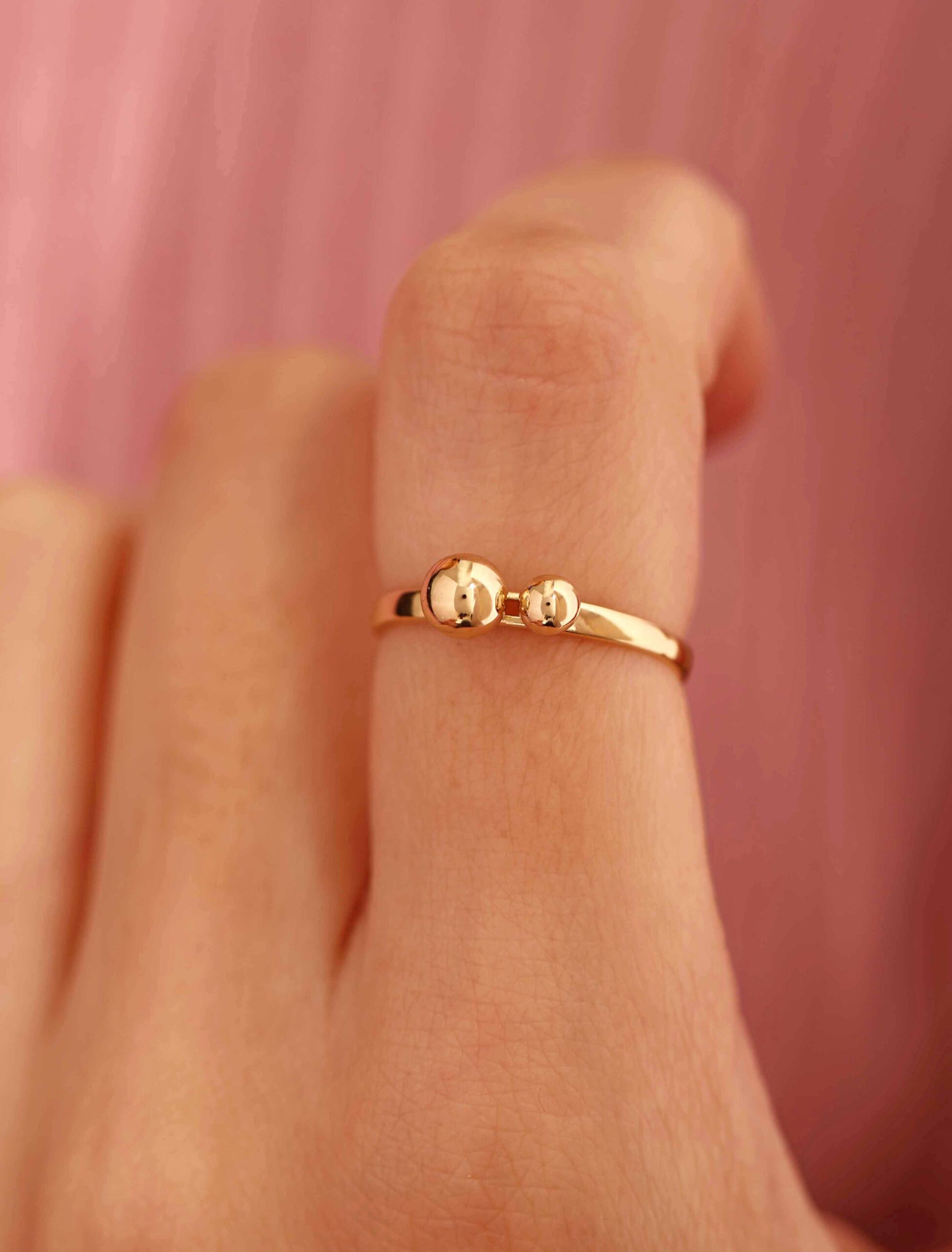 18K Gold Ball Ring. Garo Boyadjian Jewelry