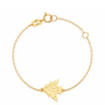 18K Gold Lebanese Cedar Bracelet