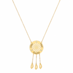 18K Gold Customized Dream Catcher Necklace