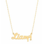 18K Gold Customized Mom Necklace