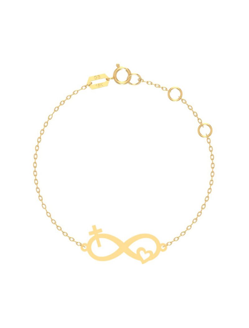 18K Gold Infinite Faith Kids Bracelet