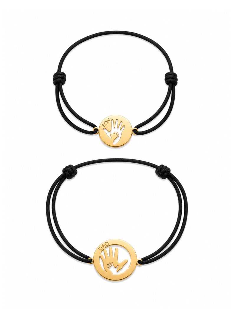 18K Gold Matching Dad & Son Bracelets