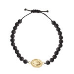 18K Gold Miraculous Virgin Mary Icon Kids Bracelet