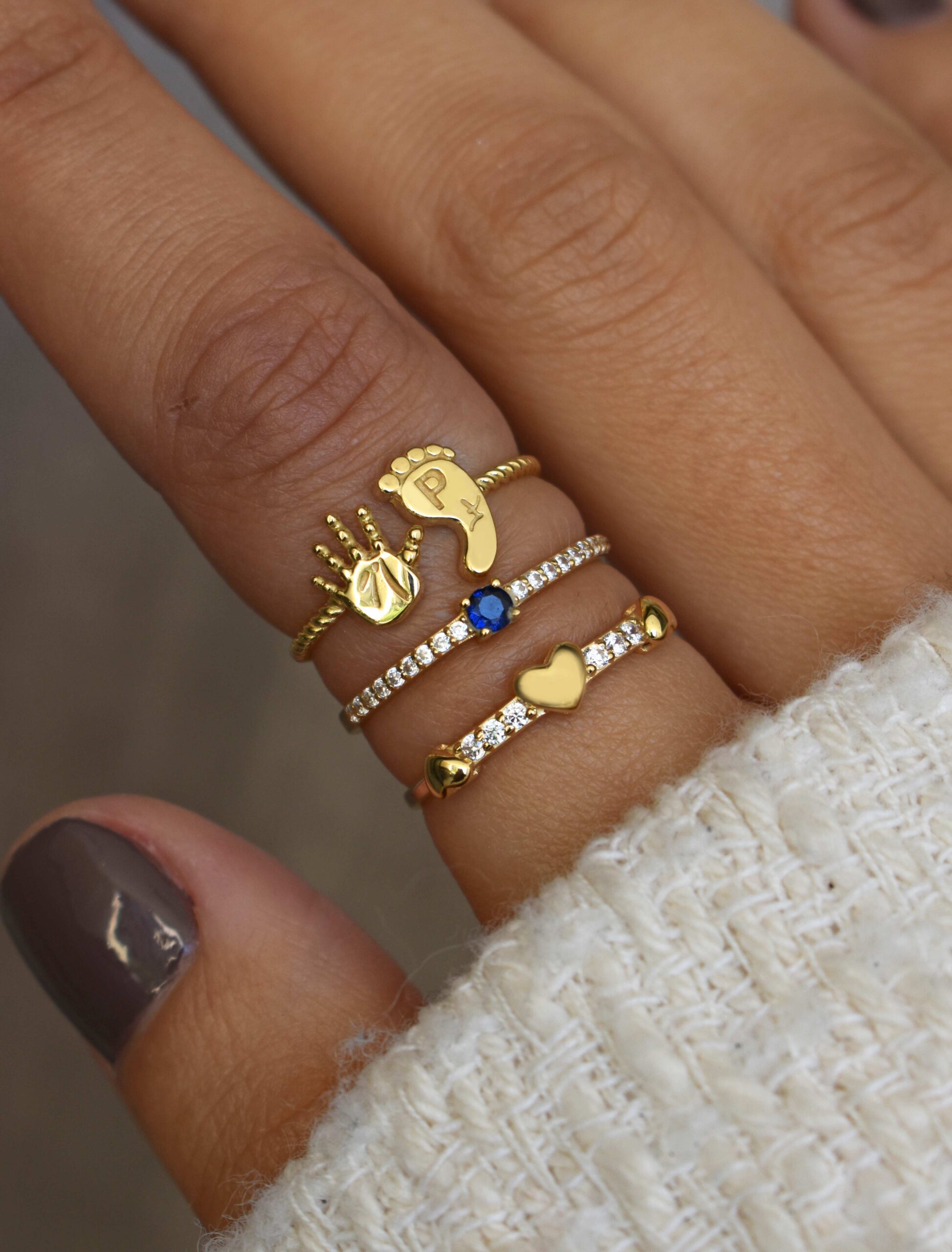 18K Gold stacking rings - Garo Boyadjian Jewelry