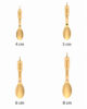18k Gold Customized Newborn Spoon