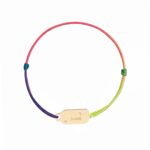 18K Gold Custom Letter Diamond Bracelet