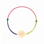 18K Gold Evil Eye Diamond Bracelet