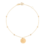 18K Gold Playful Letter Bracelet