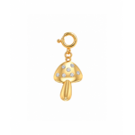 18K Gold Mystic Mushroom Charm