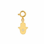 18K Gold Hamsa Hand Charm