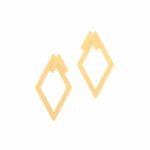 18K Gold Perfect Lozenge Dangling Earrings