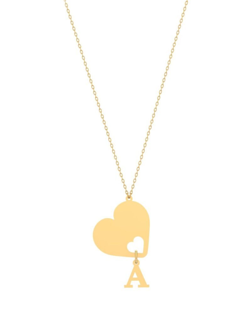 18K Gold Special Love Customized Necklace