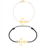18k Gold Let's Sail Matching Couple Bracelets