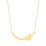 18K Gold New Mom Diamond Necklace