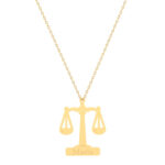 18K Gold Lawyer Customized Necklace
