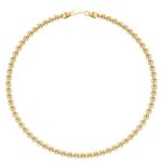 18K Gold Rolo Chain Necklace