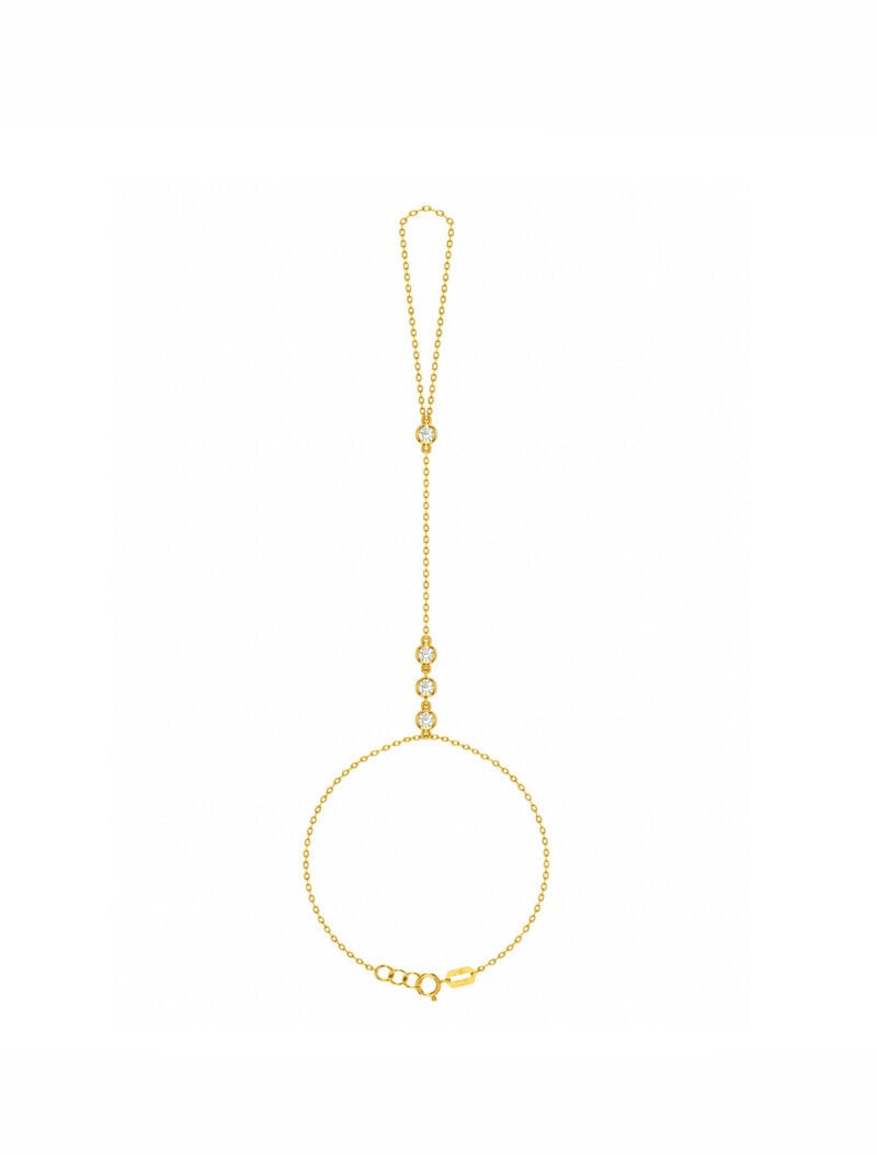 18K Gold Array of Light Hand Chain
